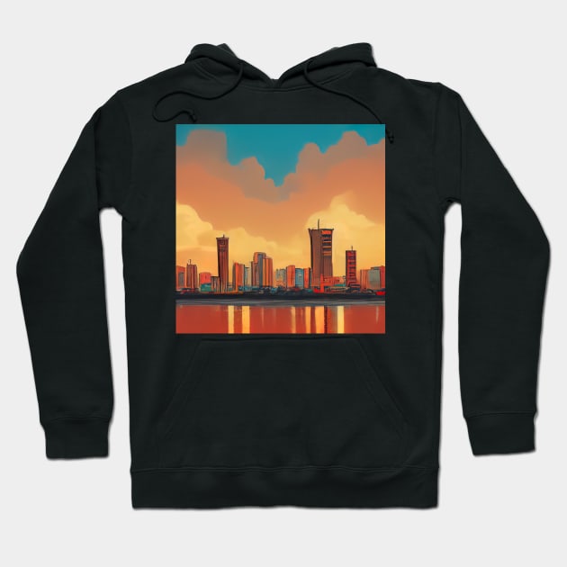 Luanda | Comics Style Hoodie by ComicsFactory